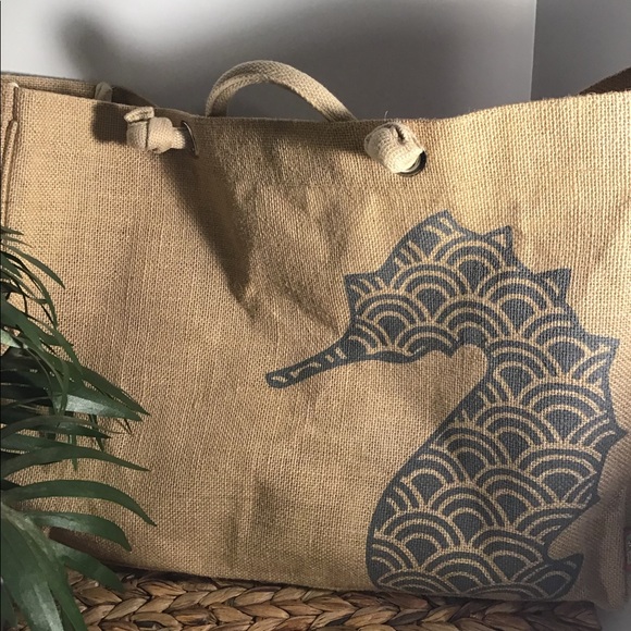 Handbags - SEAHORSE Tote/Beach Bag